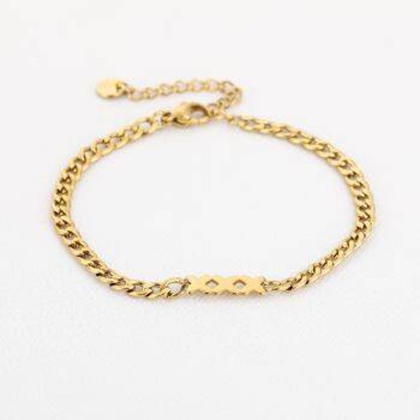 armband xxx goud