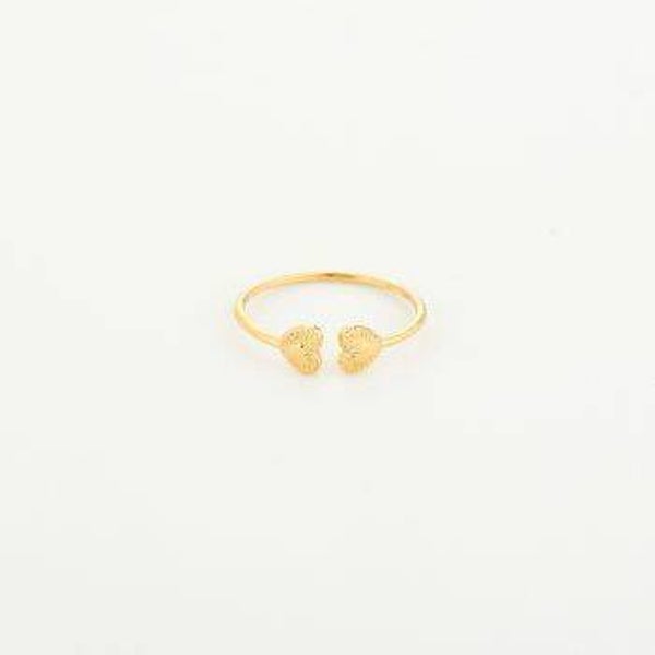 ring harten naar elkaar goud