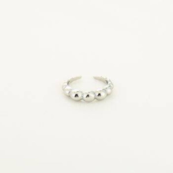 ring bolletjes zilver