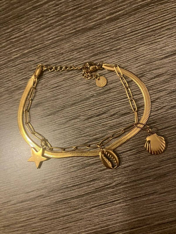 armband ocean goud