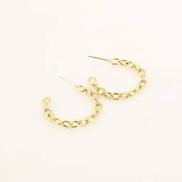 oorbellen hoop goud
