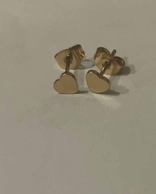 oorbellen hart goud
