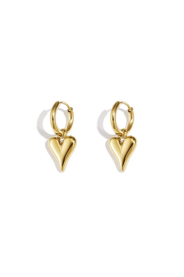 Oorbellen love goud