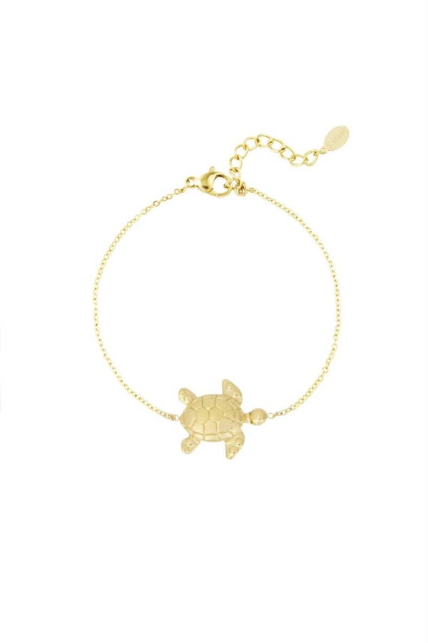 Armband schildpad goud