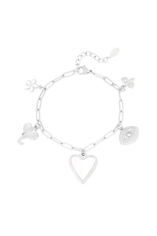 bedelarmband heartstrings zilver