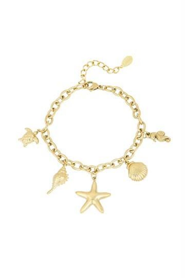 Bedelarmband sea breeze goud