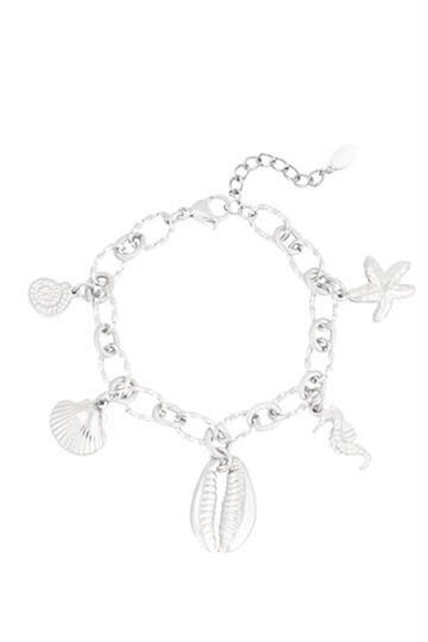 Bedelarmband wild sea zilver
