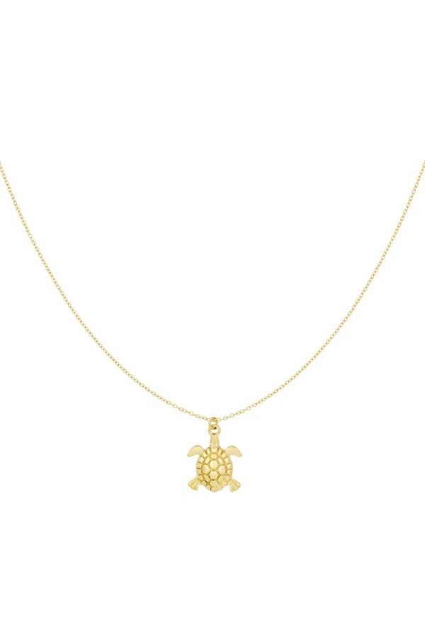 Ketting schildpad goud