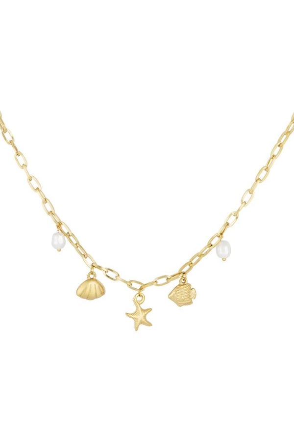 Bedelketting see you soon goud