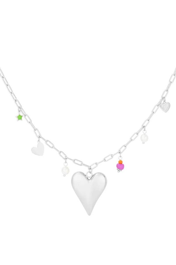 Bedelketting love moment zilver
