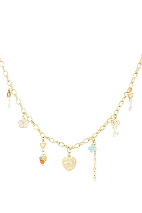 Bedelketting secret love goud