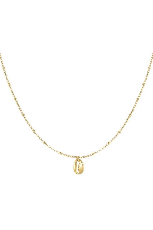 Ketting schelp goud