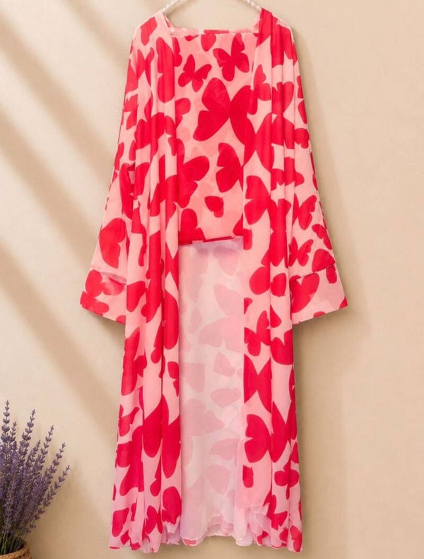 Butterfly Blush Abaya