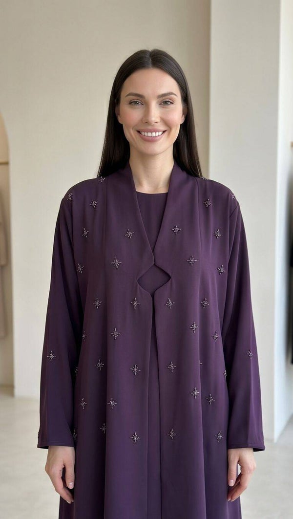 Royal Plum Abaya