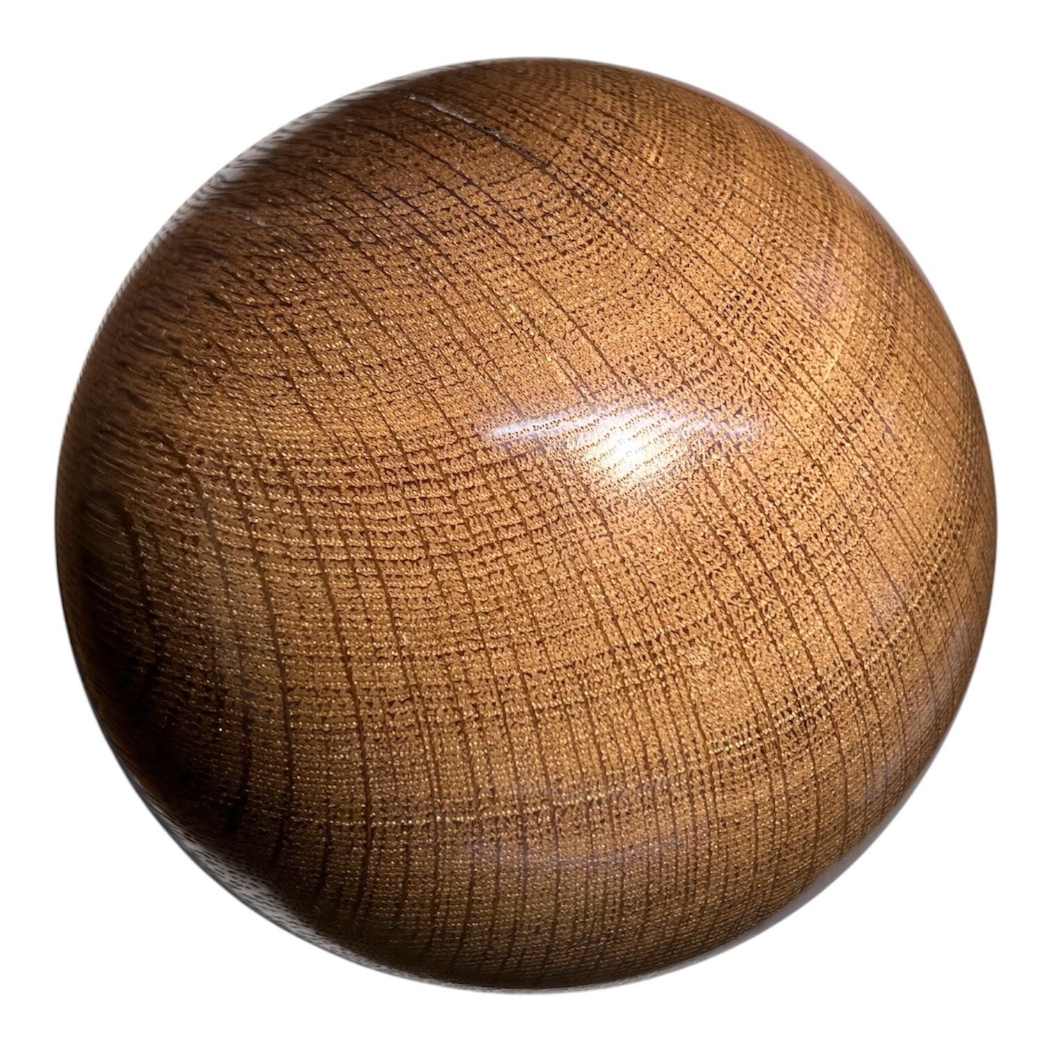 Handgedrechselte Holzkugeln