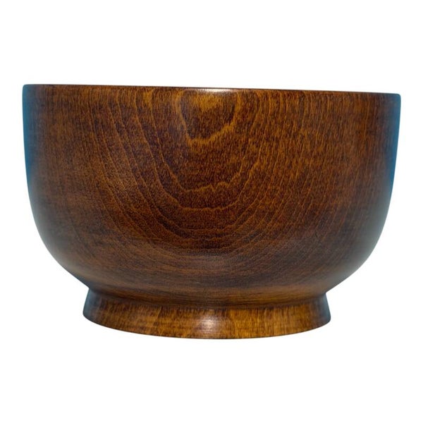 Handgedrechselte Urushi-veredelte Kaffeetasse aus Kirschholz