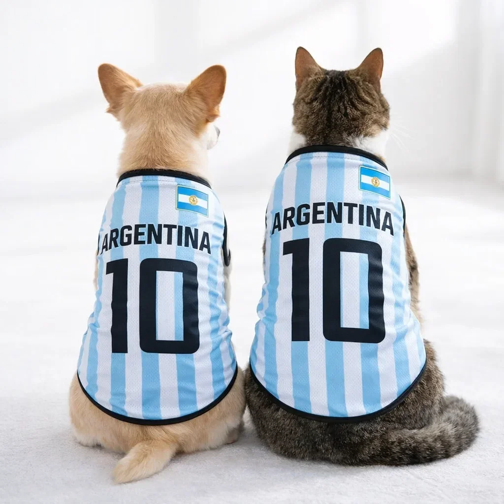 WK Huisdierenshirt – Argentinië Editie 🇦🇷