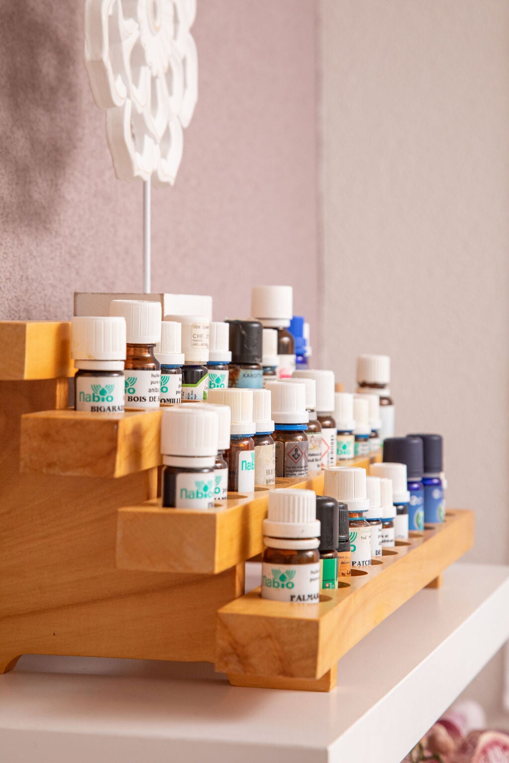 Aromathérapie, huiles essentielles durant votre massage, au service de votre santé. Tout proche de Grimisuat  - Sion - Ayent -Savièse. 