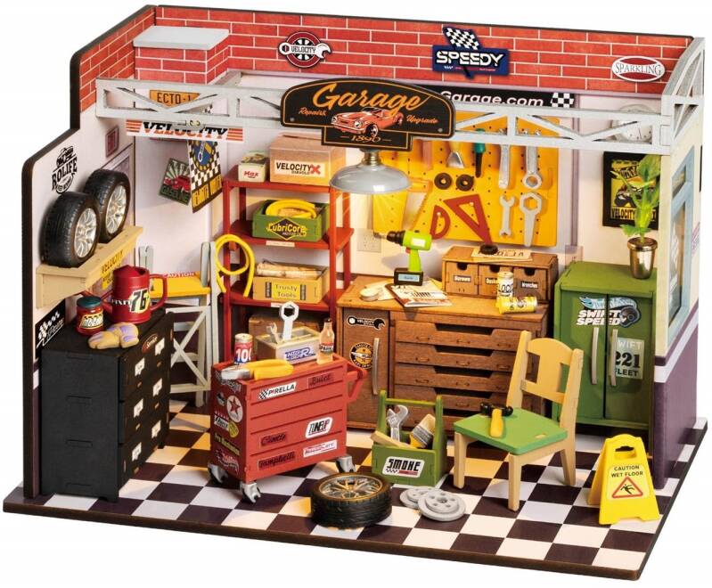Robotime Garage Workshop