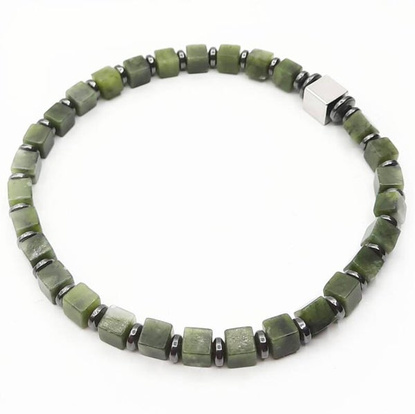 Natuursteen  cube green.