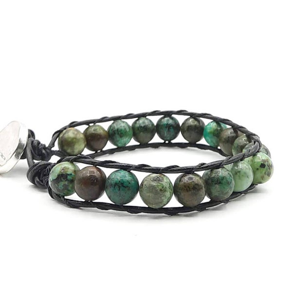 Singel 8 mm African Turquoise