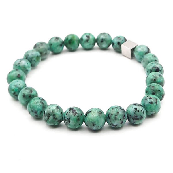 Natuursteen 8 mm Bleached lake green.