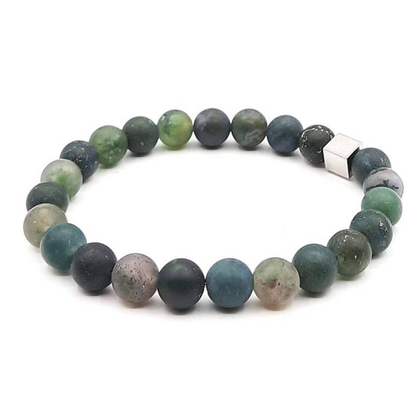 Natuursteen 8 mm Moss Agathe.