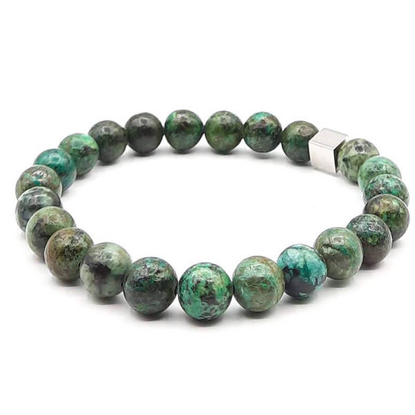 Natuursteen 8mm African Turqouise.