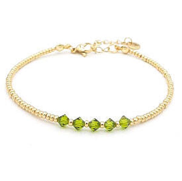 Tiny armband met Swarovski.