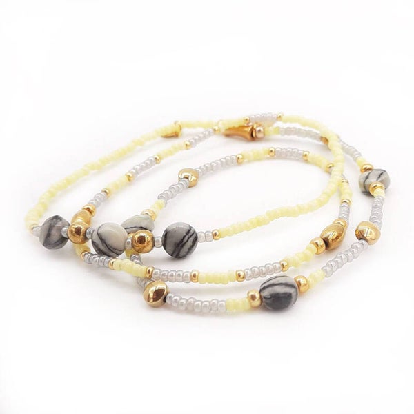 Tripple yellow - grey