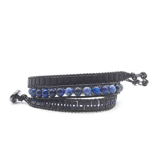 Tripple armband Dark denim blue.