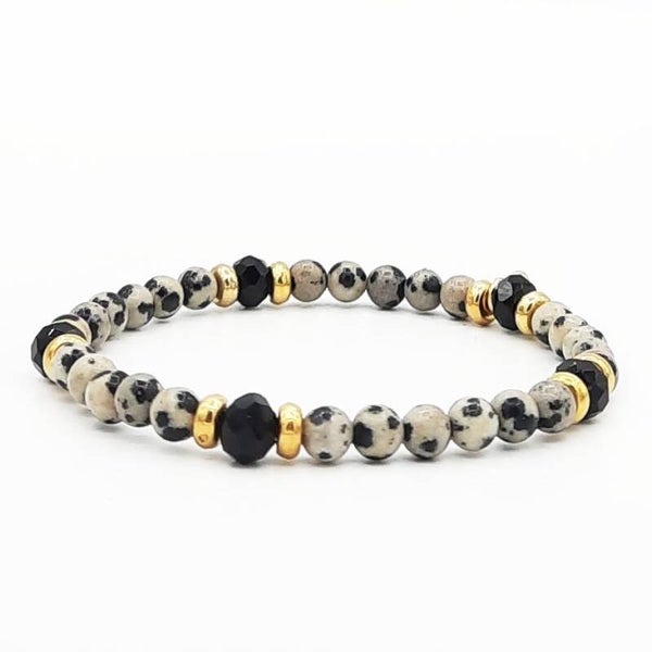 Natuursteen armband 4 mm Jaspis.