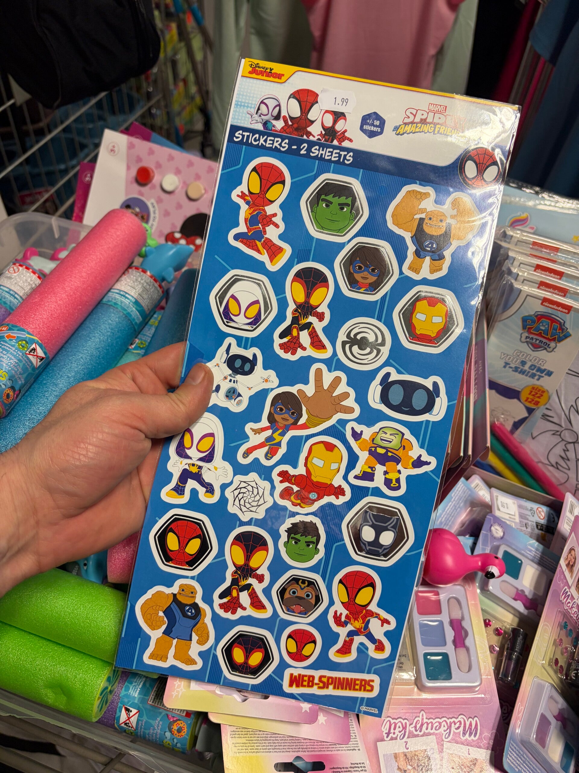 Plaquette Stickers Disney plusieurs modèles au choix