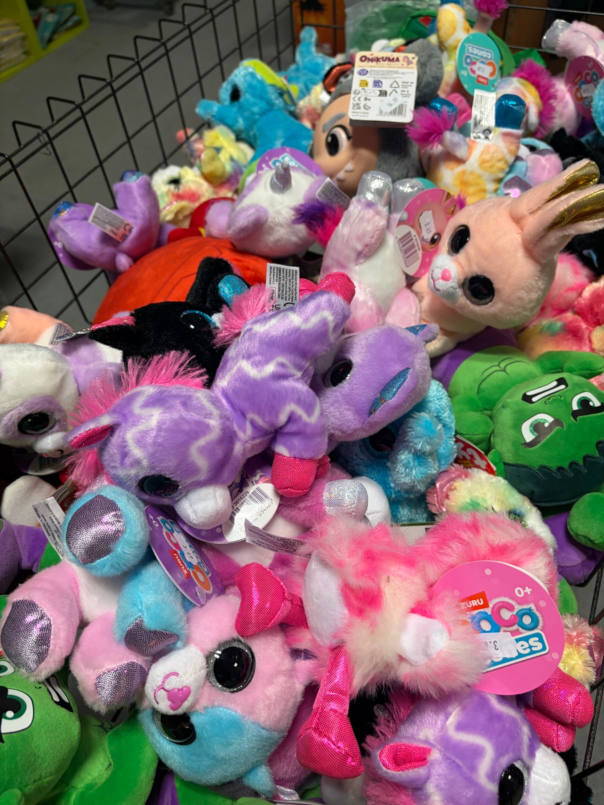 PELUCHE AU CHOIX (Assortiment) x 5