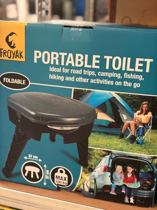 Toilette Portable par Froyak 37cm/100Kg Voyage