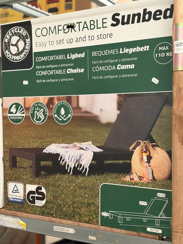 Siège confort d'extérieur été (Confortable chaise) 110 Kg