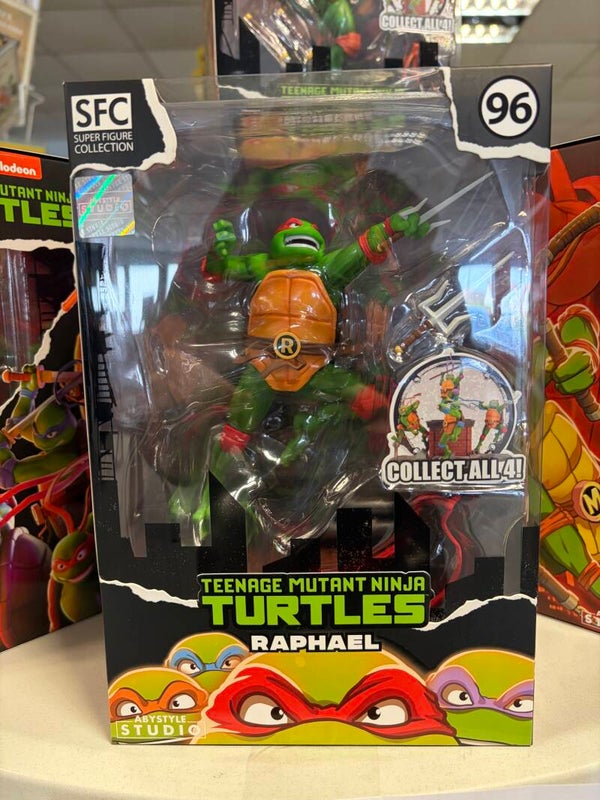 Objet de collection " Tortue Ninja " TURTLES COLLECT ALL X 4