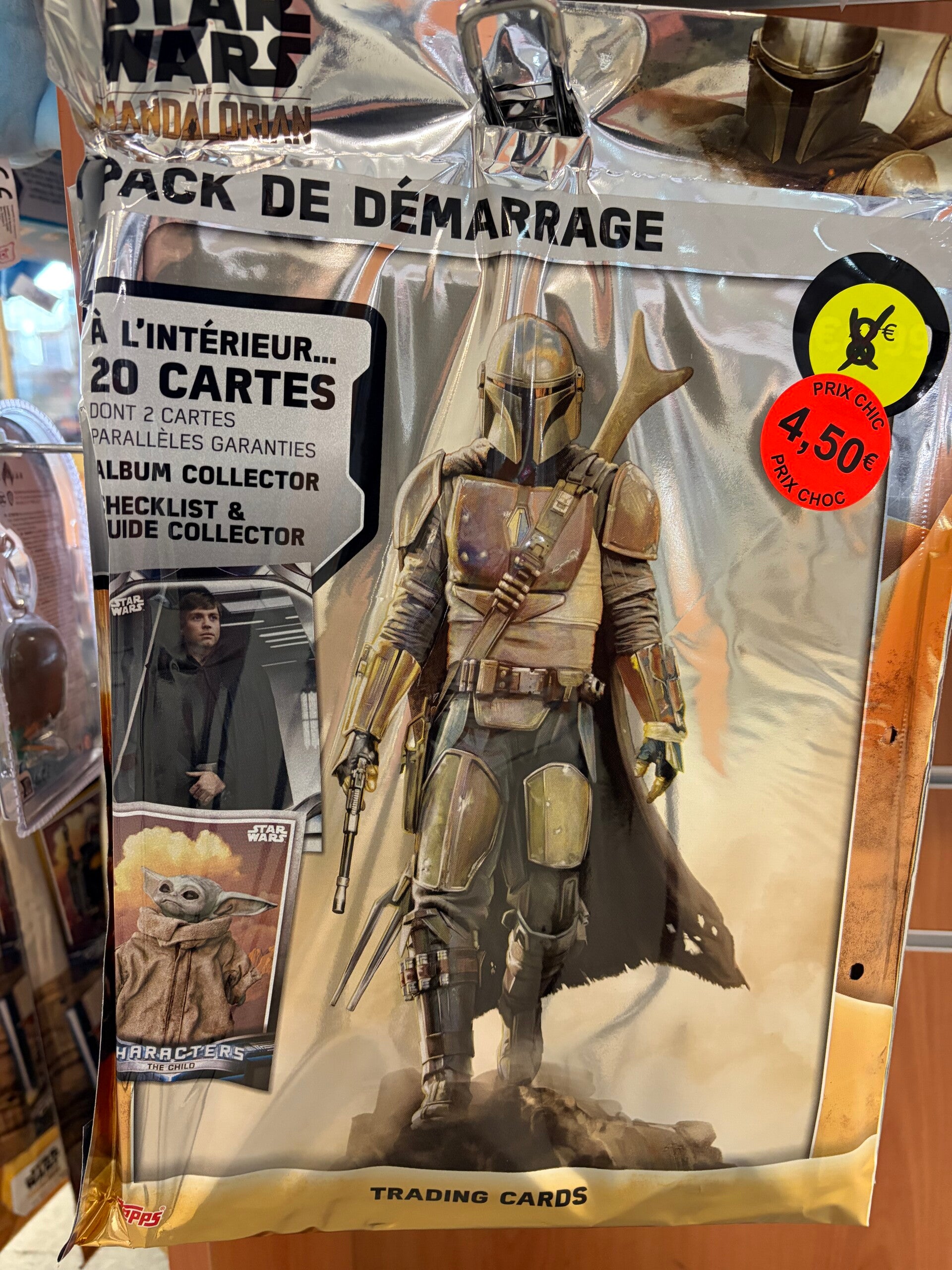 STAR WARS (Pack de démarrage) Album + 20 Cartes