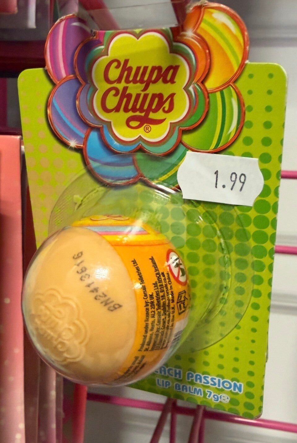 BAUME A LEVRE CHUPA CHUPS (7Gr Passion) x 1 pièce