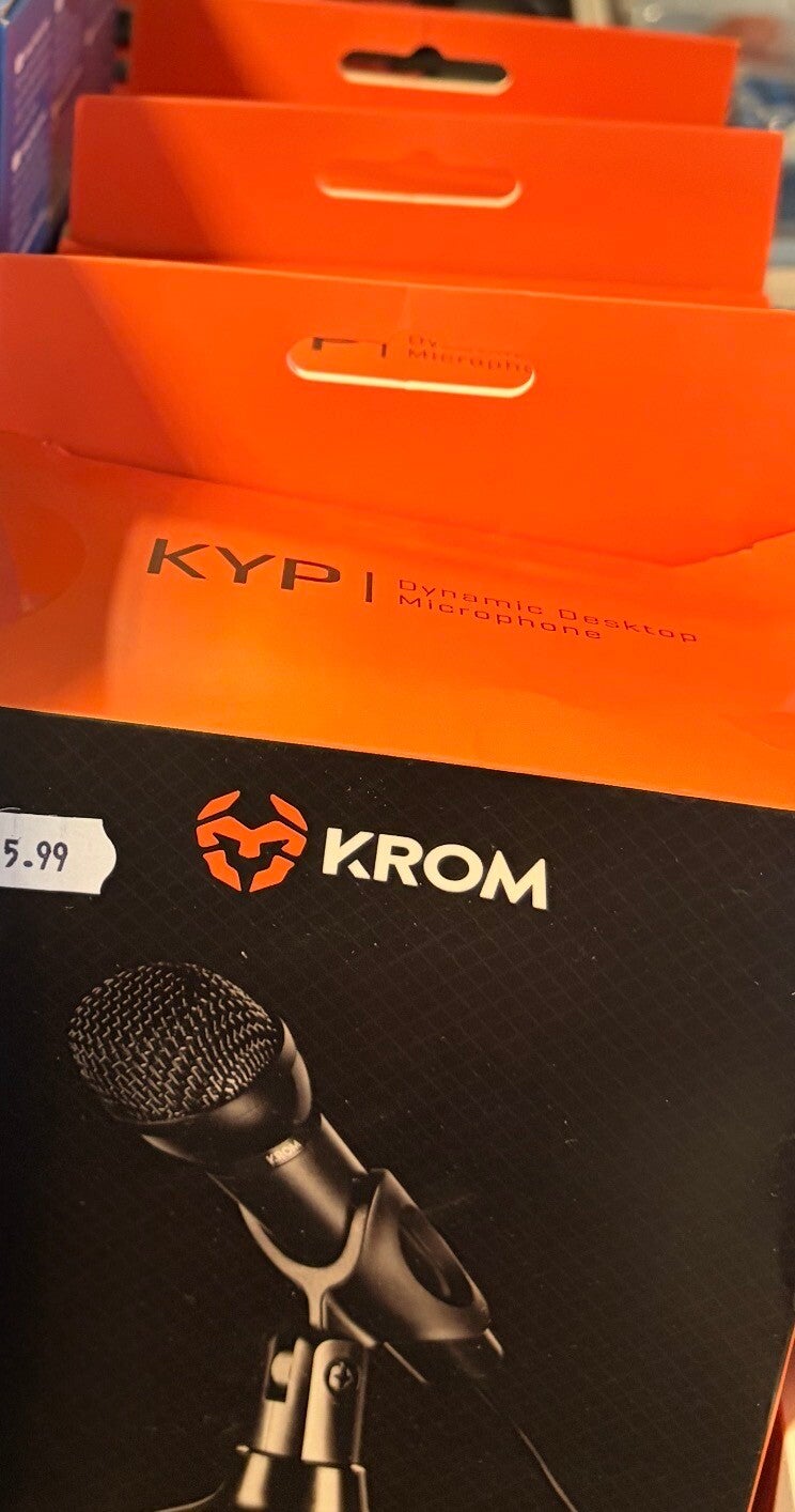 Microphone KROM by Kyp Avec maintien x 1 pcs