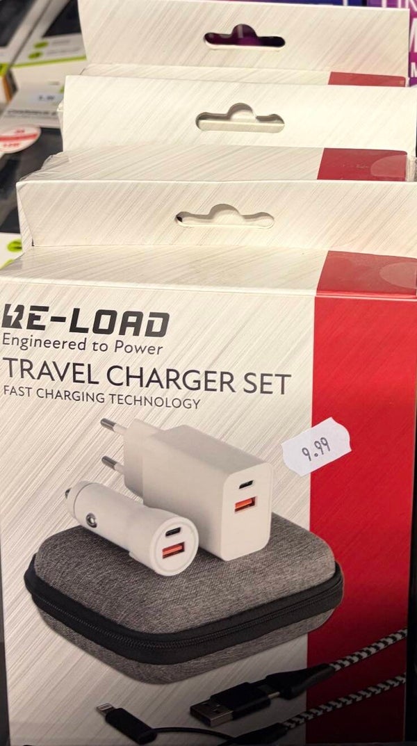 PACK TRAVEL CHARGER SET AVEC SACOCHE