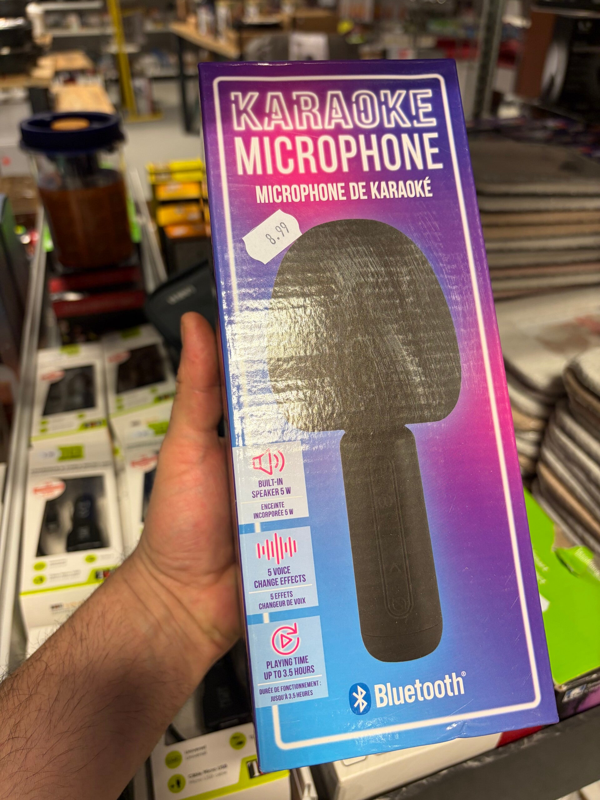Microphone Karaoké Bluetooth multi fonctions