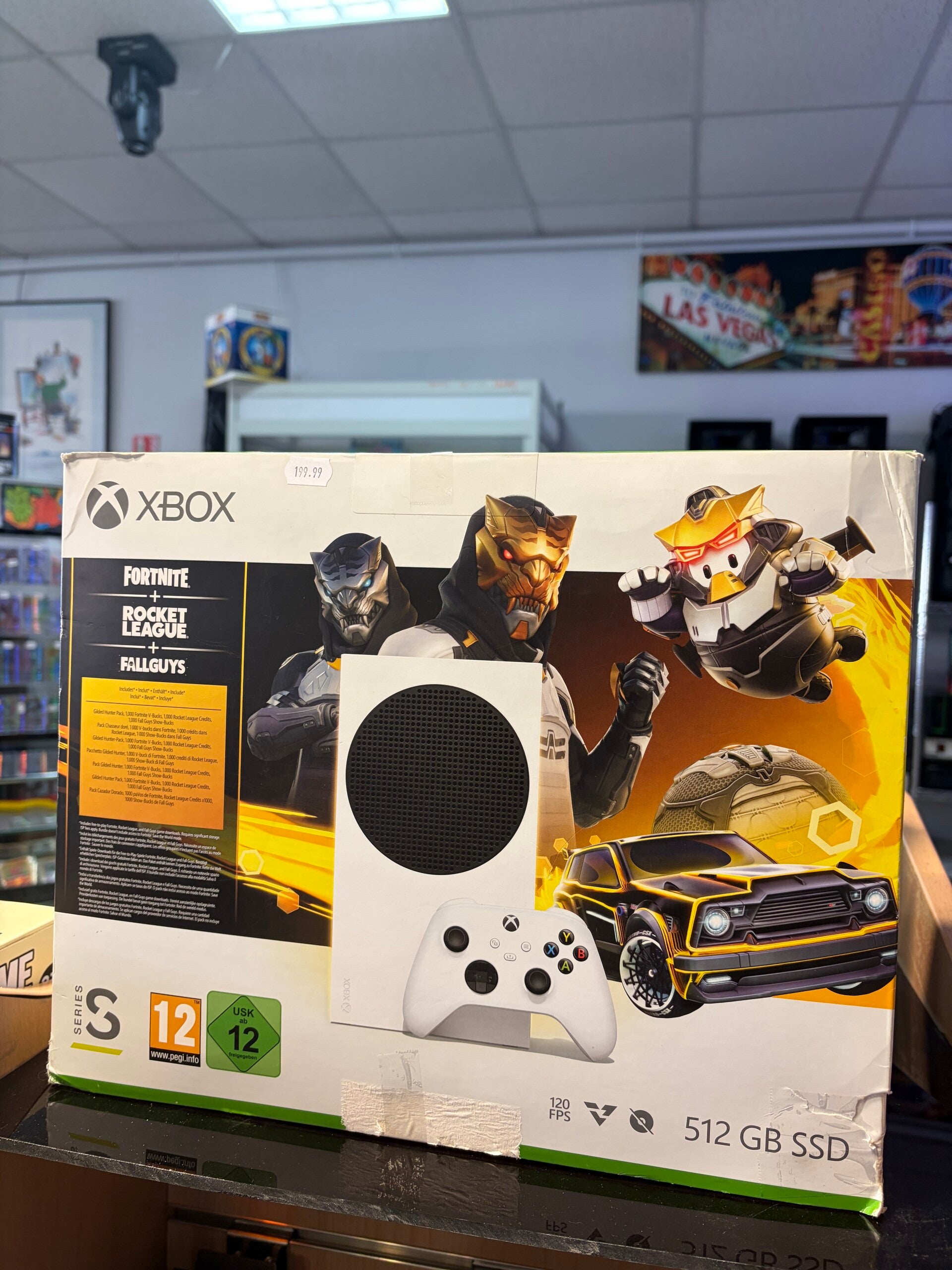 Pack Console XBOX 360 FORTNITE 512 GB AVEC MANETTE EN COFFRET