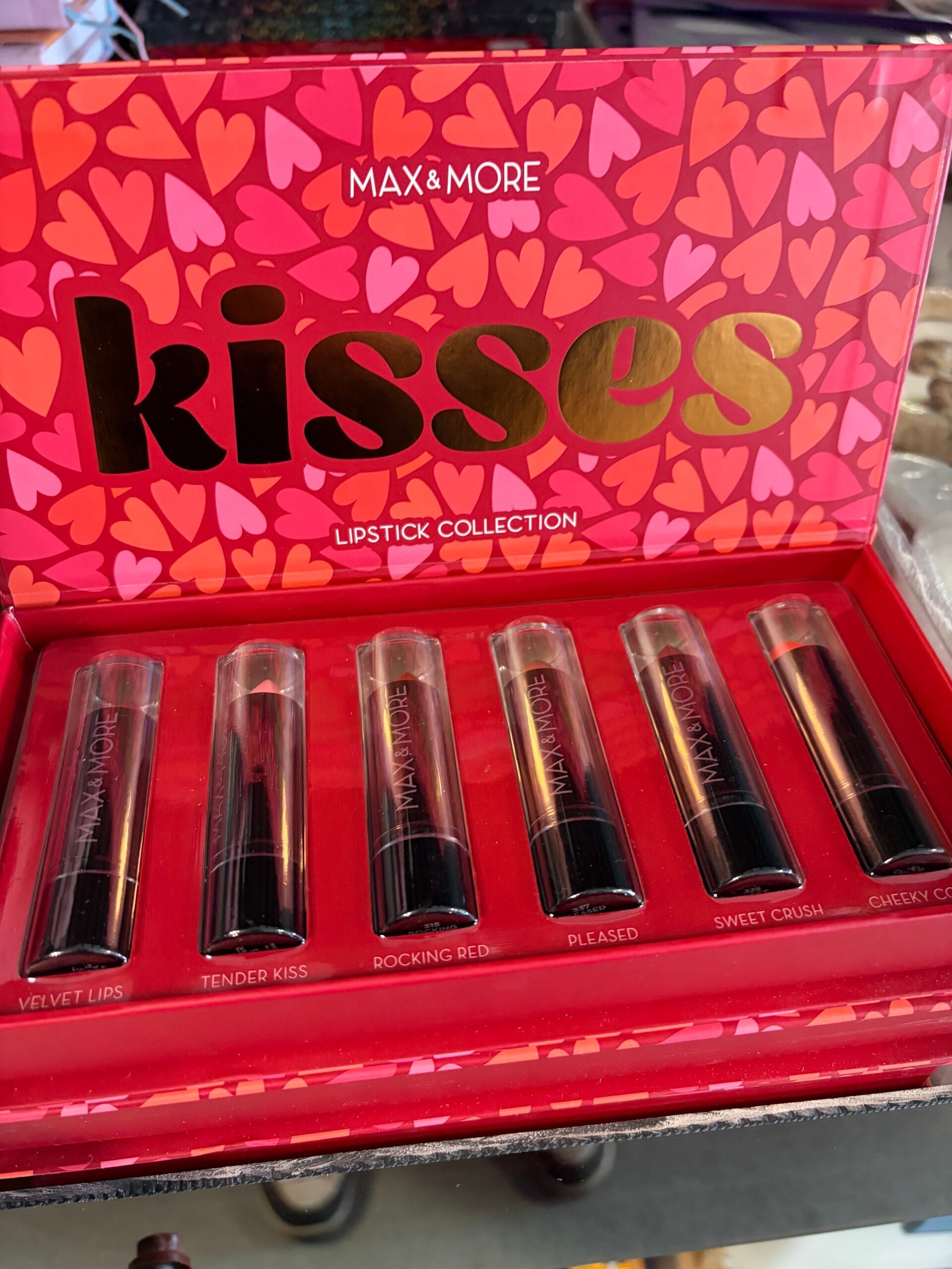Coffret " KISS " Lipstock Collection x 6 Rouge a lèvres
