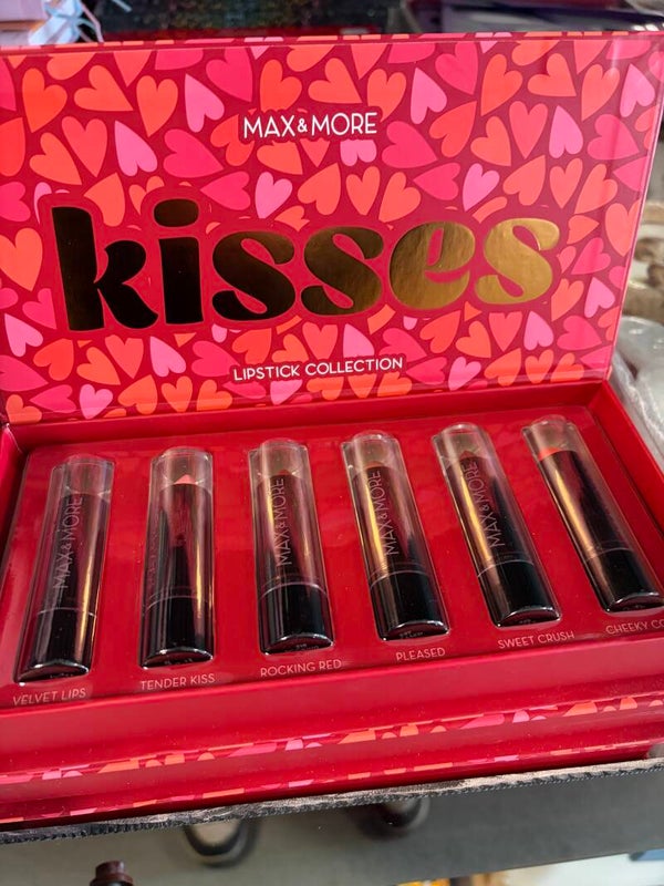 Coffret " KISS " Lipstock Collection x 6 Rouge a lèvres