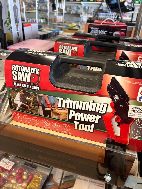 Malette Mini tronçonneuse électrique Trimming Power Tool Rotorazer saw