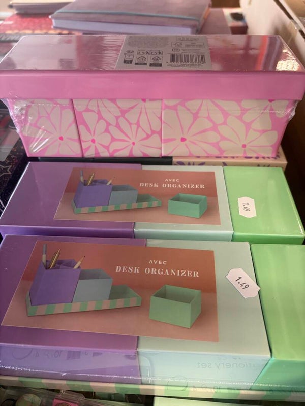 Boite de rangement Color Desk Organizer