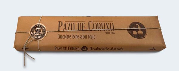 Chocolate con Leche Sabor Orujo Pazo de Coruxo - Tableta 300grs (Pazo de Coruxo)