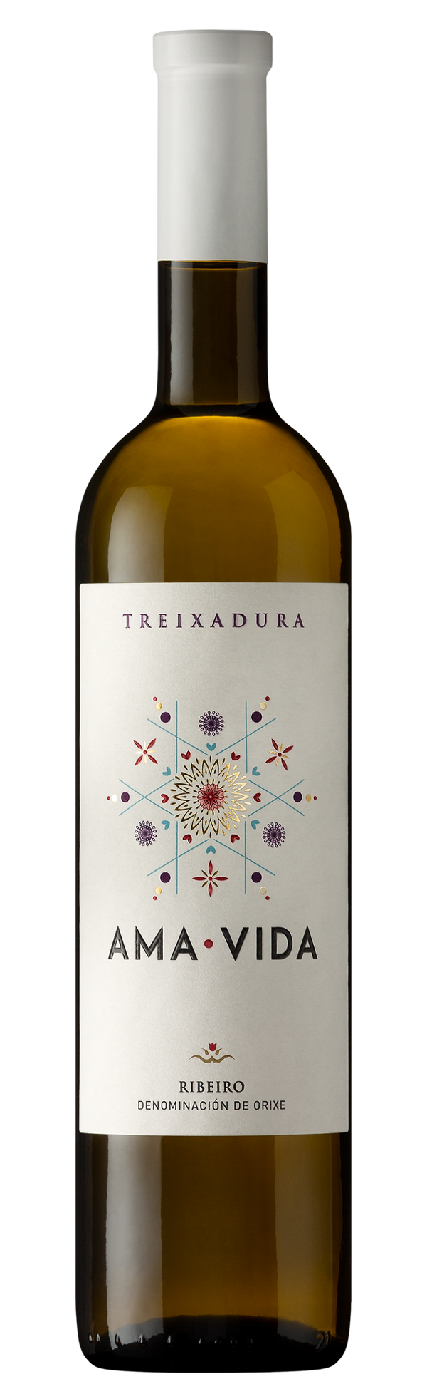 Vino Blanco Ama Vida Treixadura 750ml (Bodegas Alanis / Bodegas Gallegas) - Ribeiro