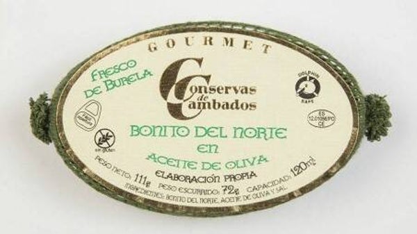 Bonito Fresco de Burela Cambados en Aceite de Oliva OL120 (Conservas Cambados)